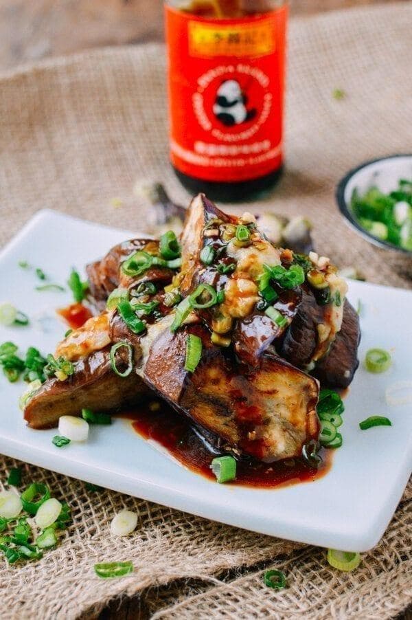 Chinese Stuffed Eggplant, Dim Sum Style